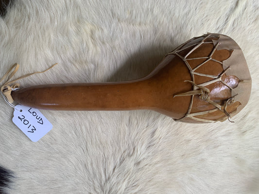 Handcrafted Gourd Drum Rattle #2013